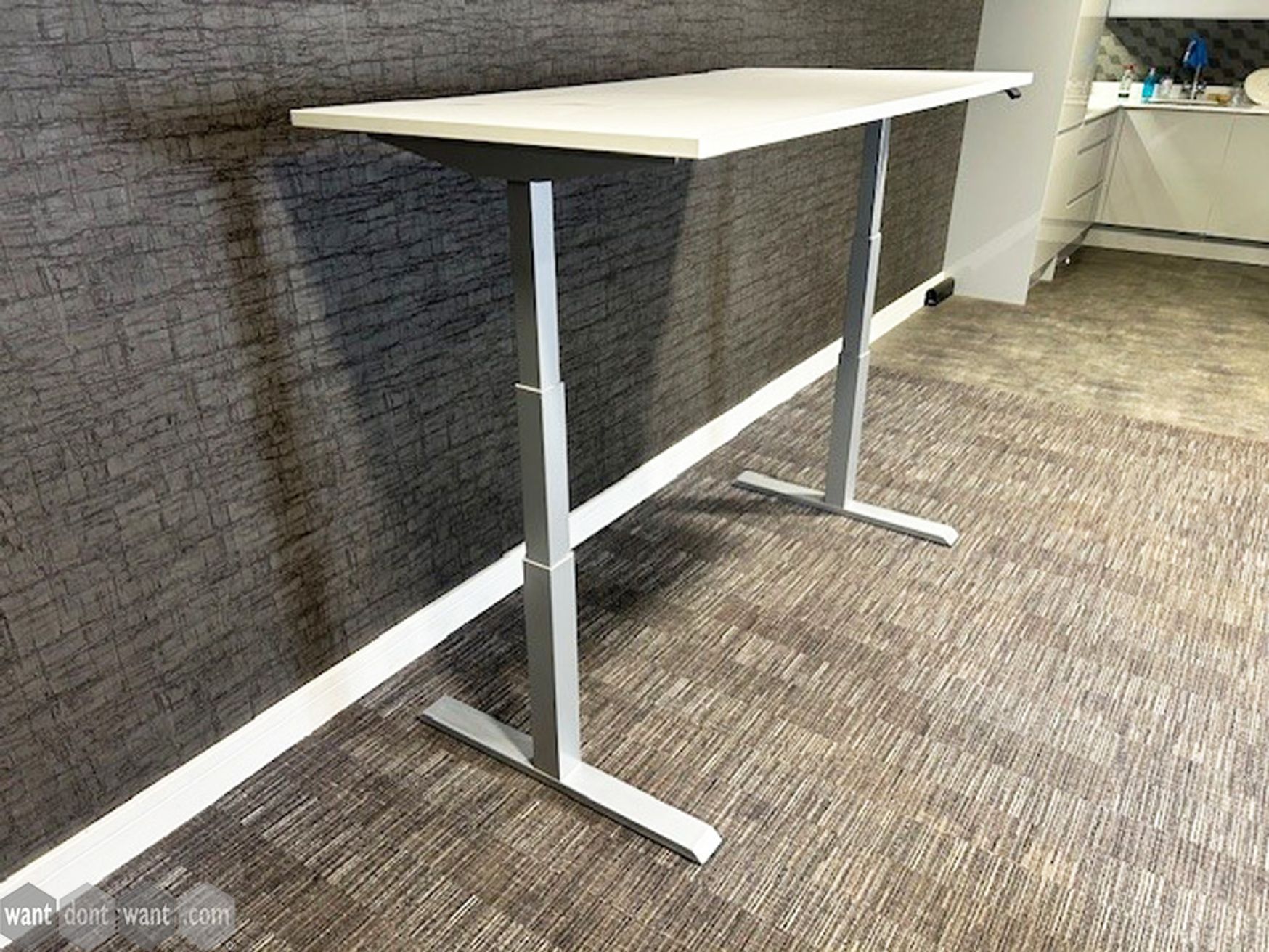 Used 1600mm Senator electric height adjustable desk 