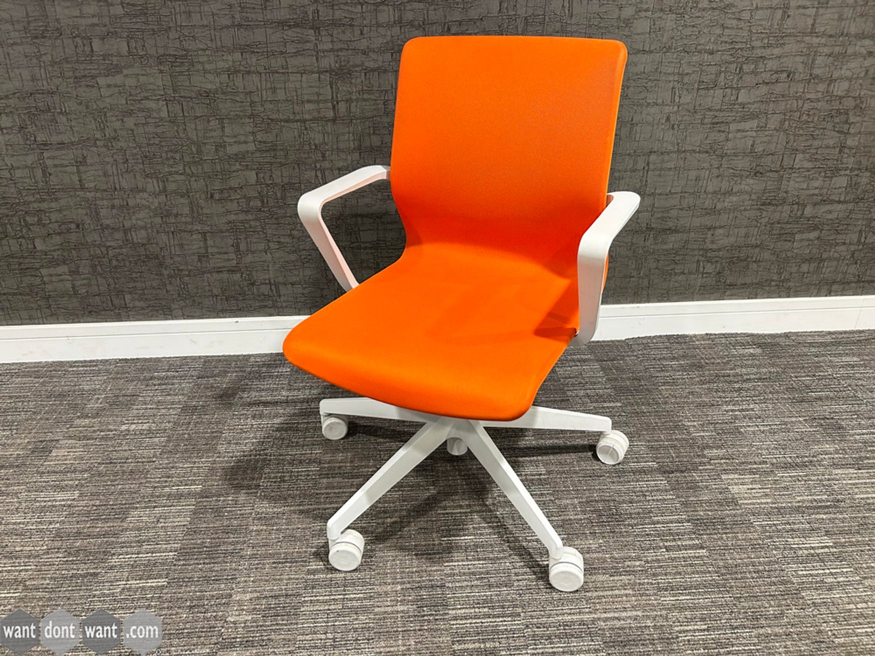 Used Viasit task chair in orange 