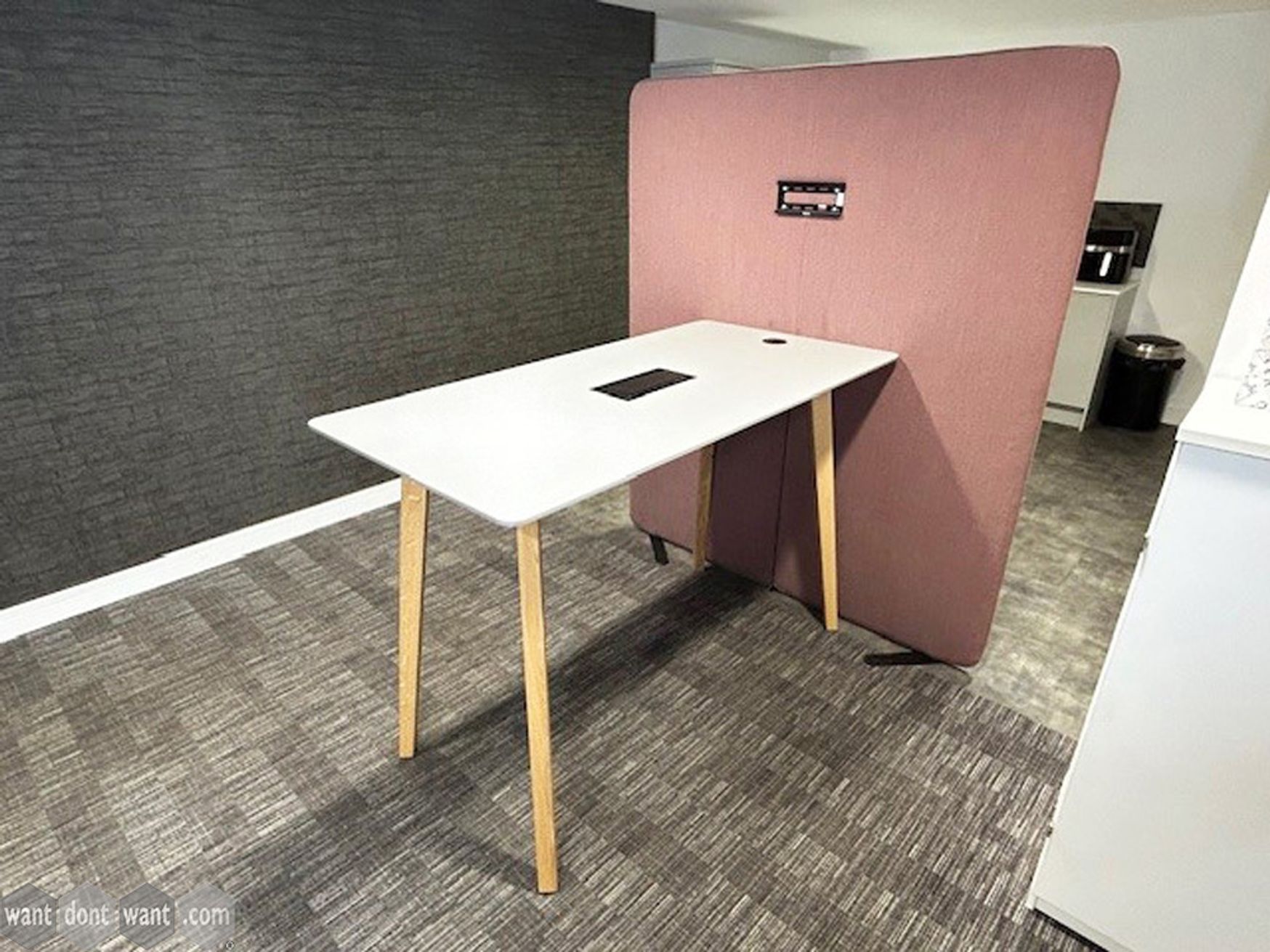 Used Konig + Neurath high table and media wall
