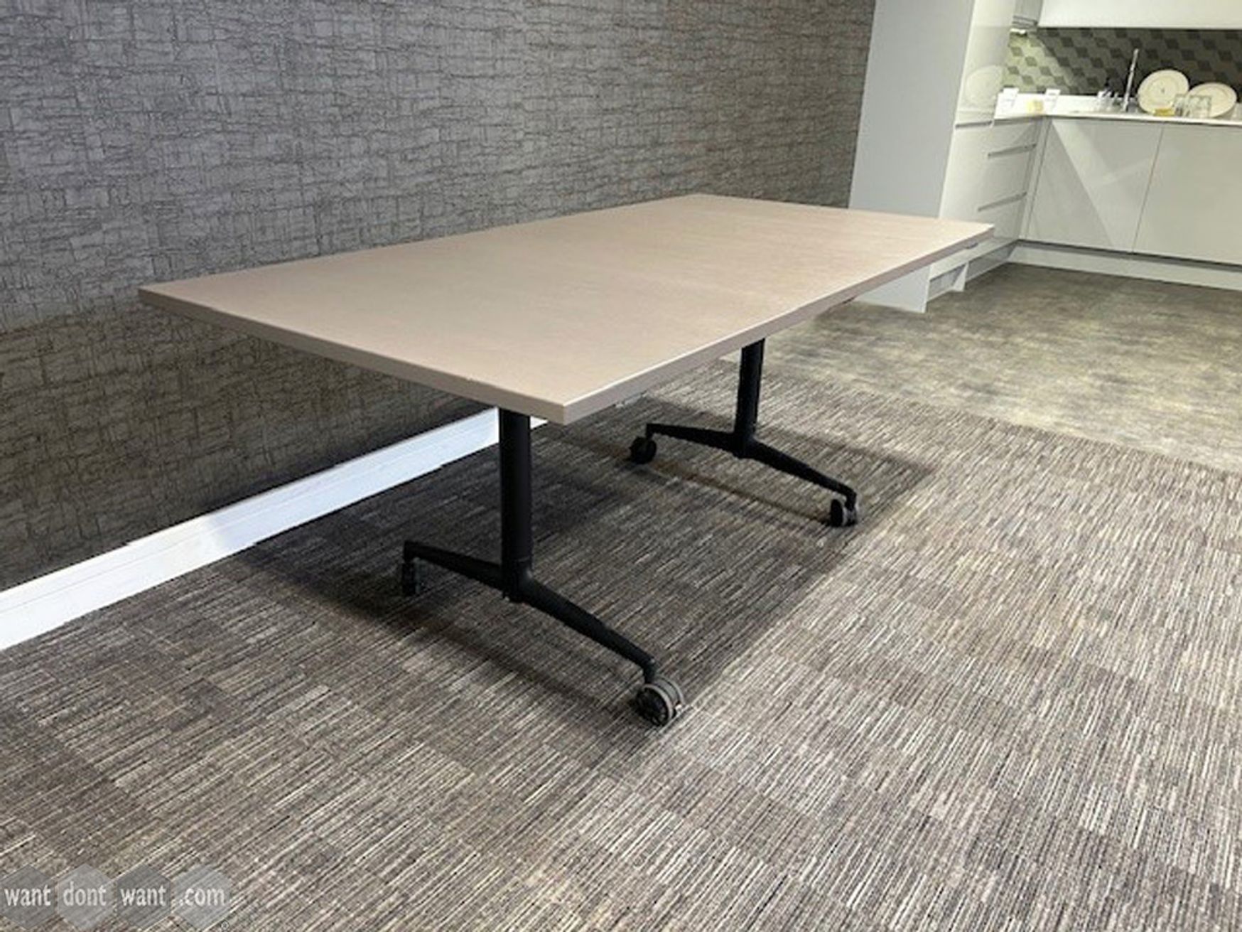 Used 1800mm Brunner flip top tables