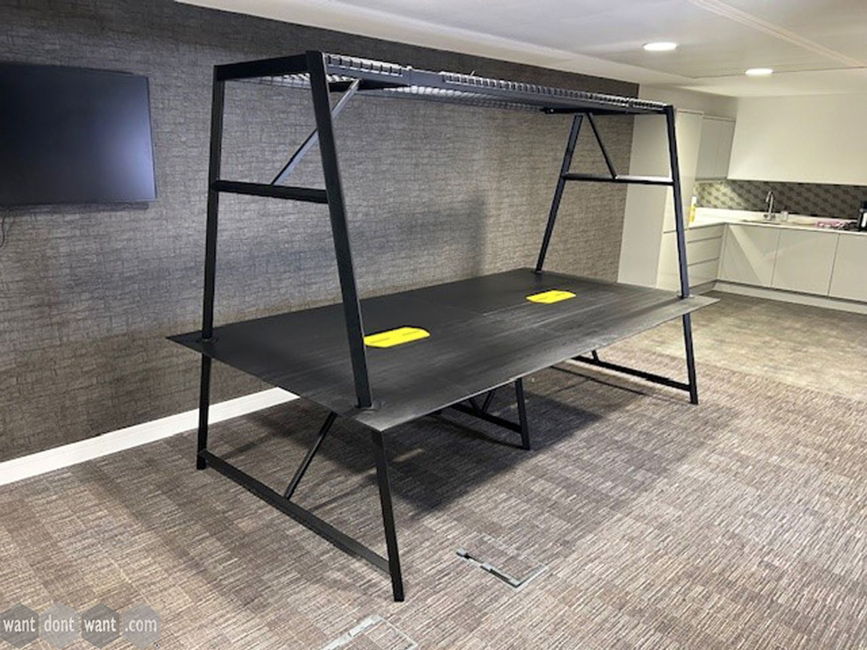 Used 3600mm Frovi Relic table in black 