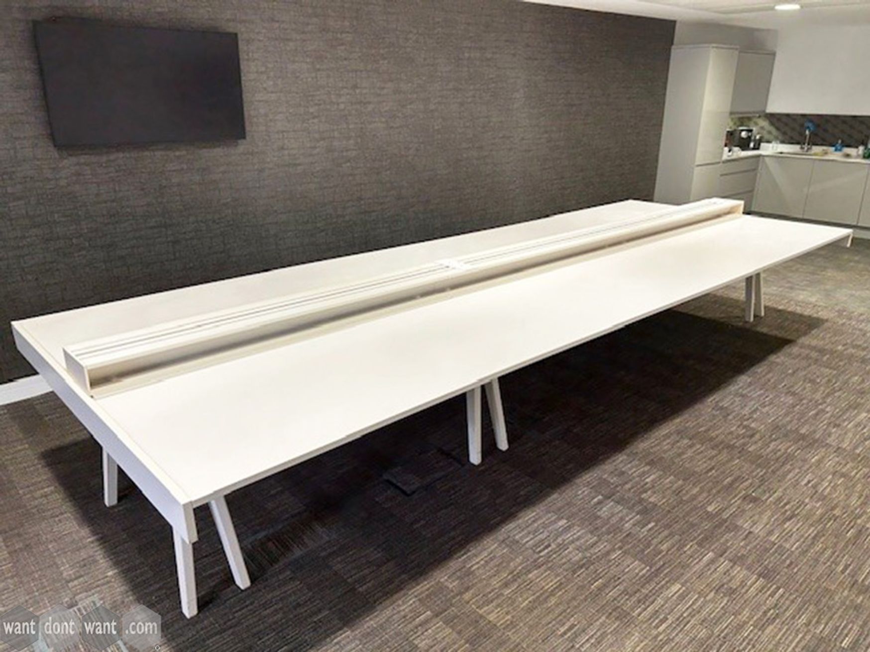 Used Vitra Joyn 1200mm bench desk