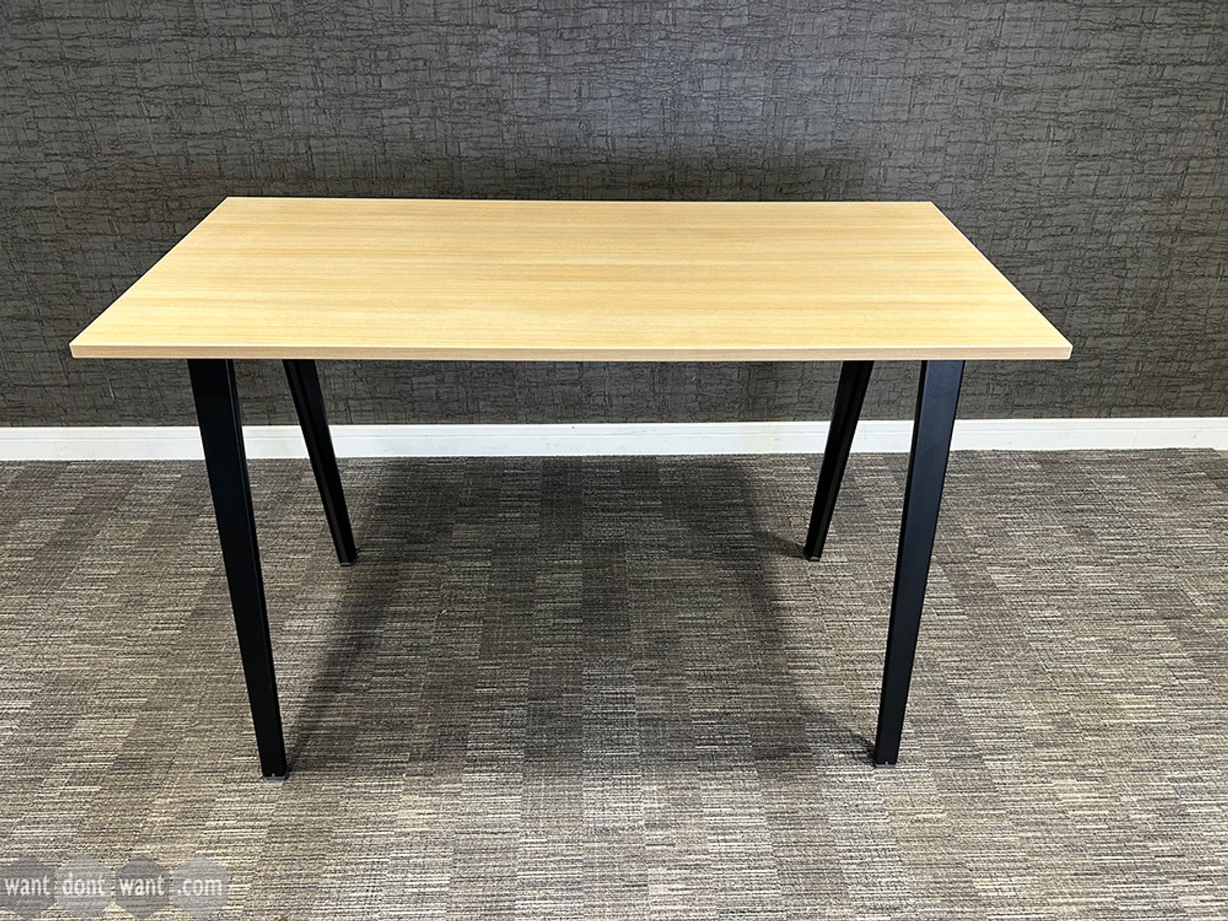 Used Steelcase high oak top table 