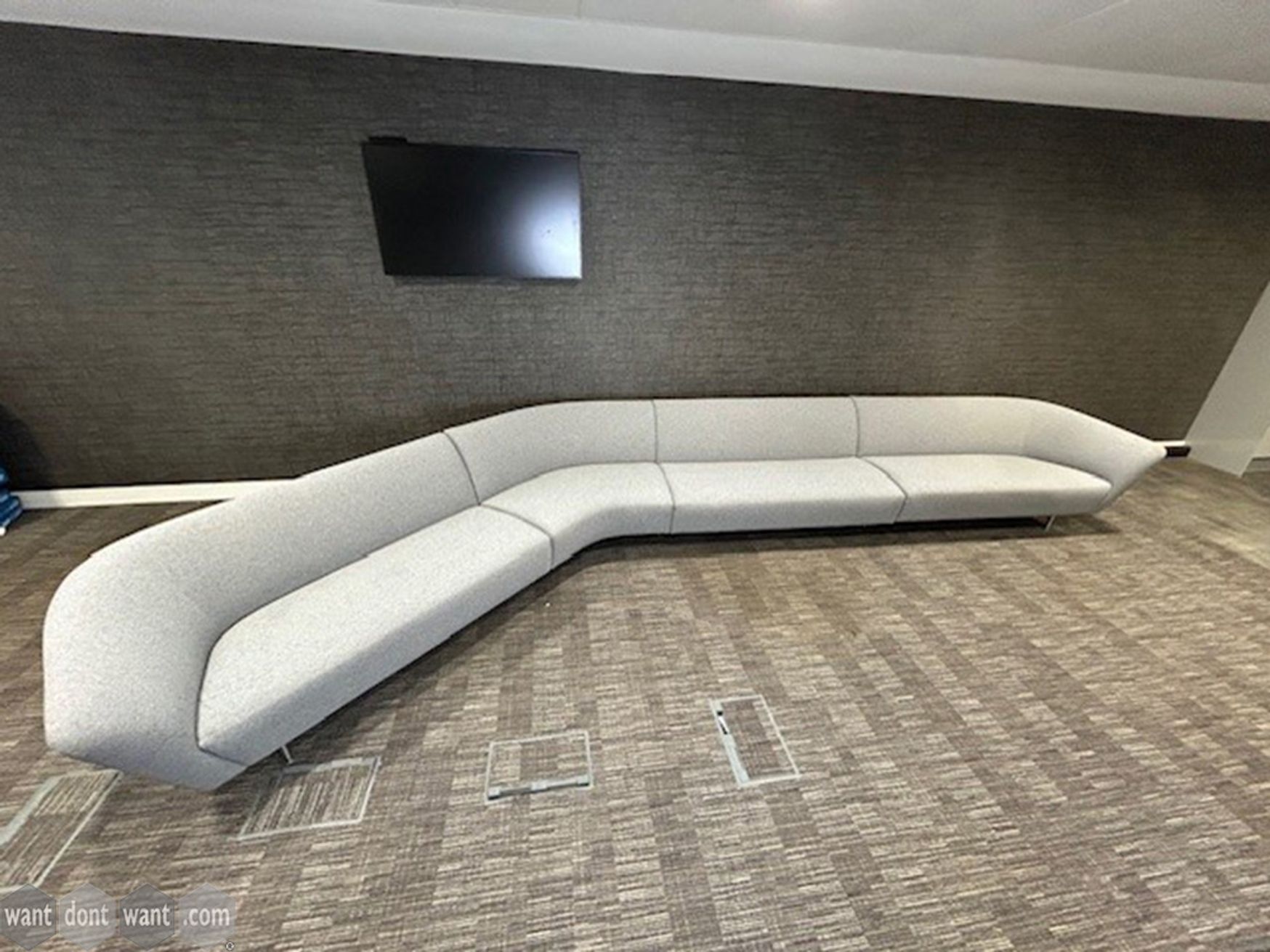Used Arper L shape sofa
