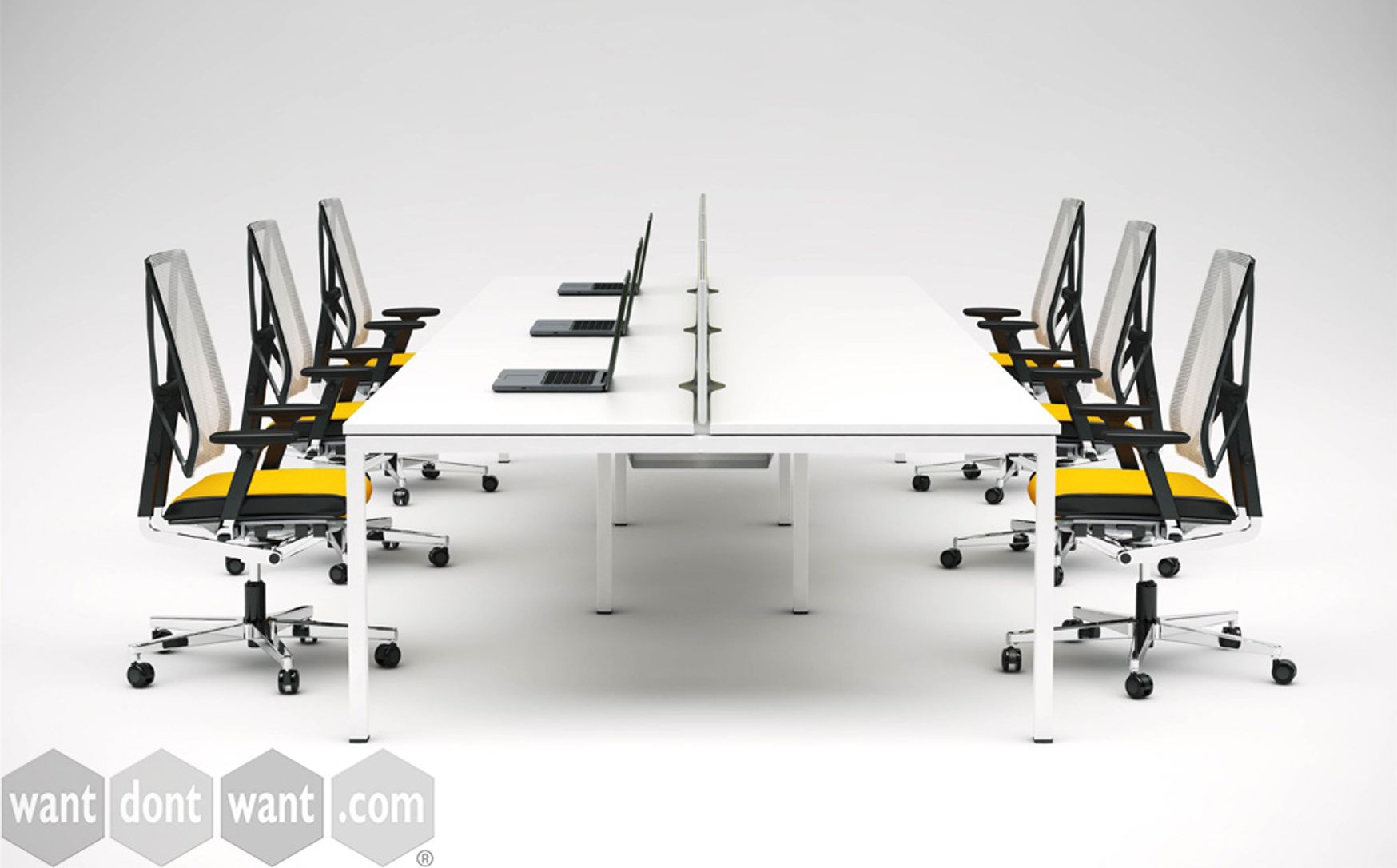 Brand New Bench Desks with U Frame