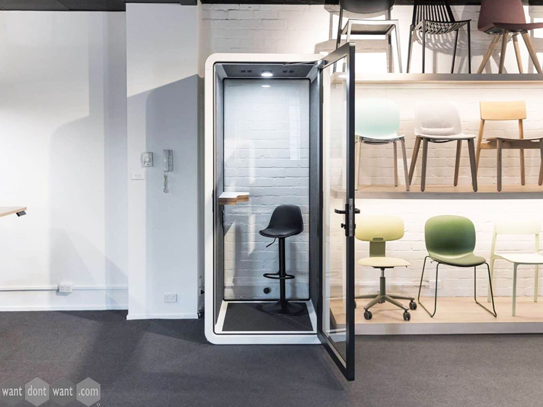 New single person acoustic pods class A rated to ISO's 23351-1!