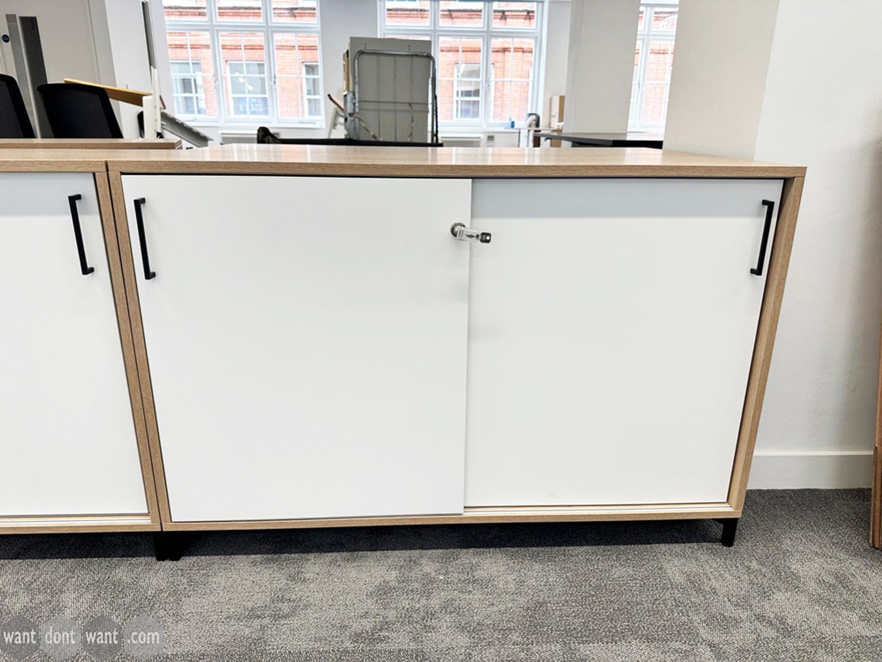 Used Narbutas sliding door cupboards

