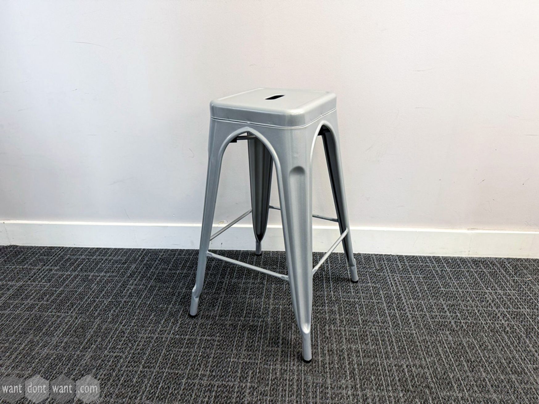 Used Silver high stool