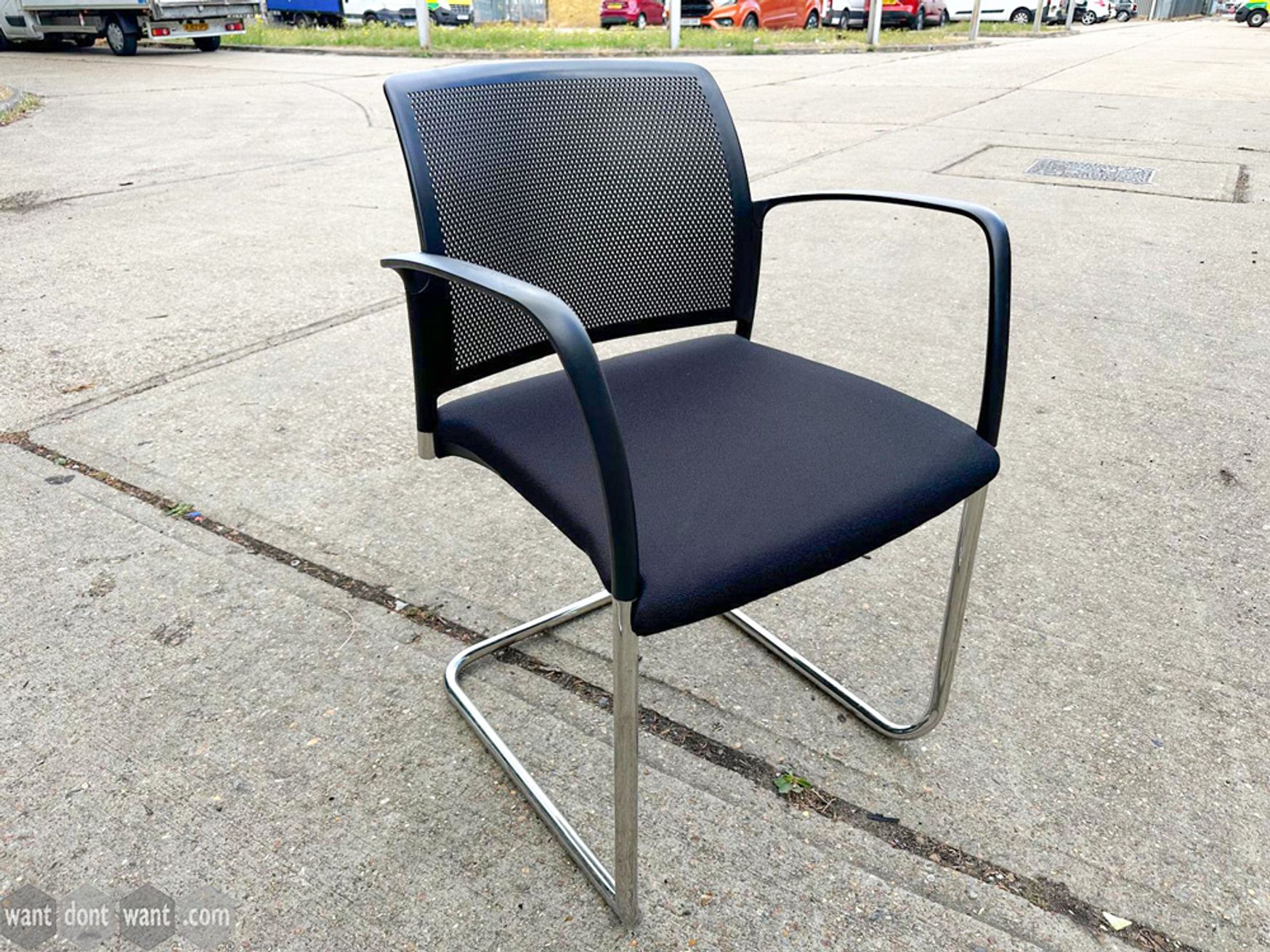 Used Boss Design Mars meeting chair in black or grey 