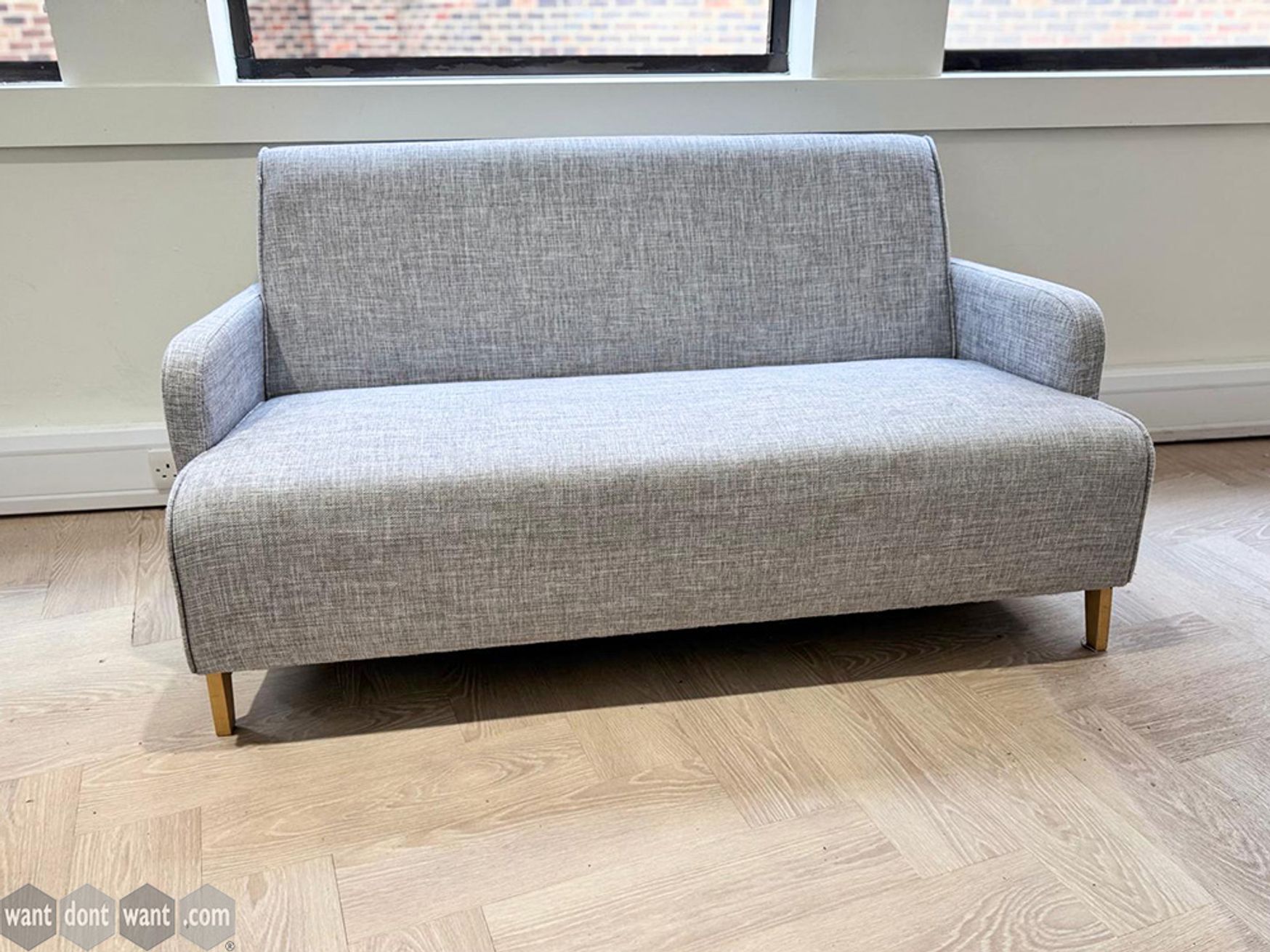 Used grey sofa