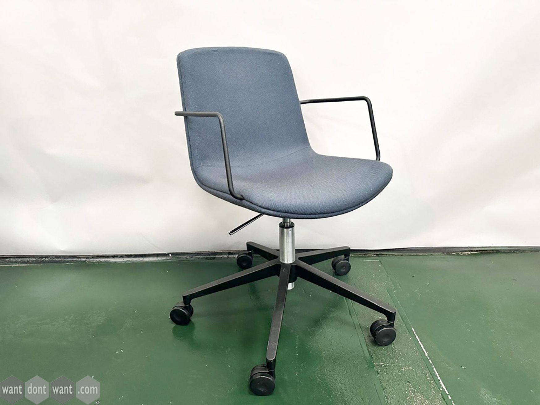 Used Orangebox Cubb Chair with arms and castors