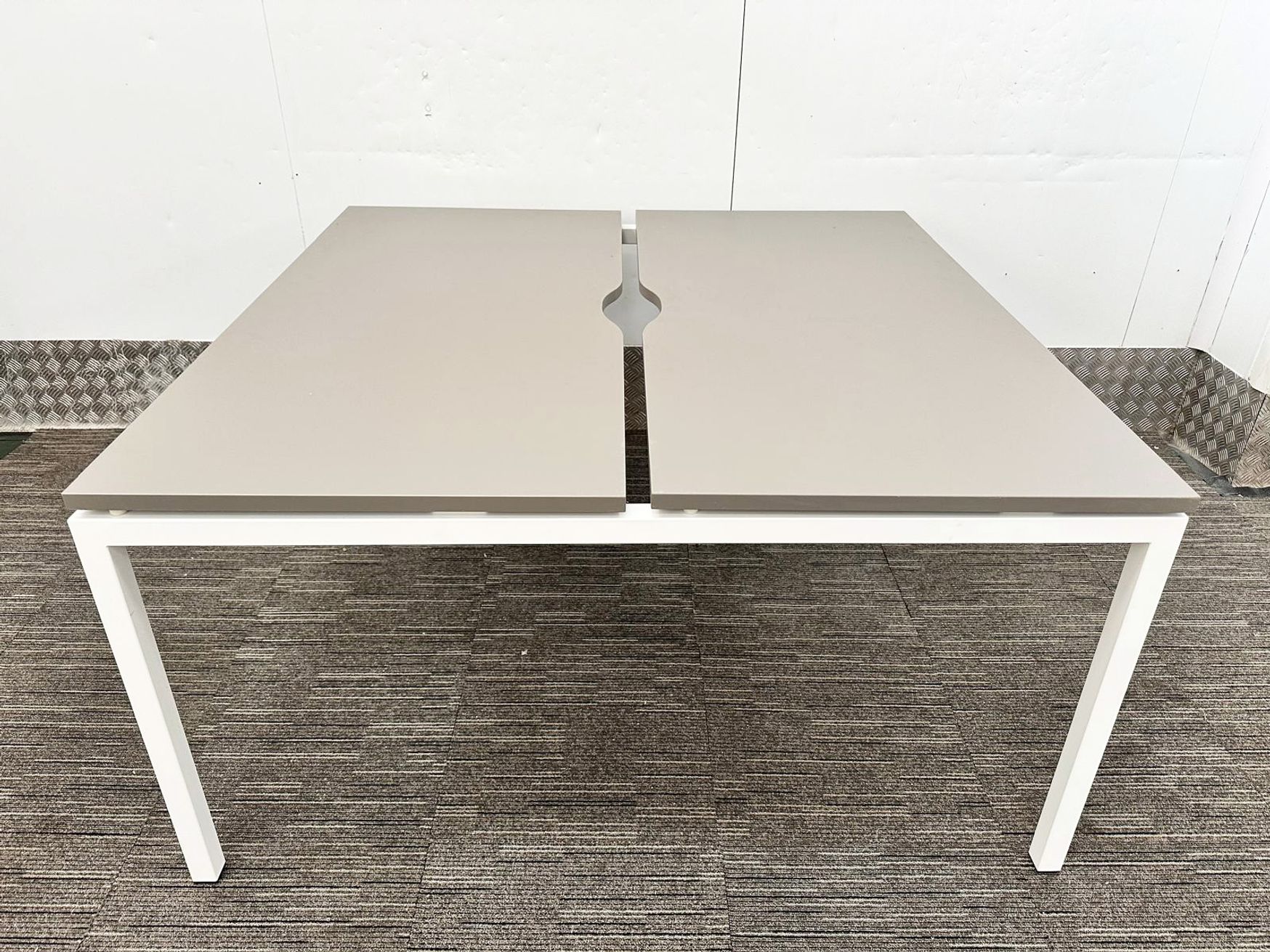 Used 1400mm 2-person bench desks 