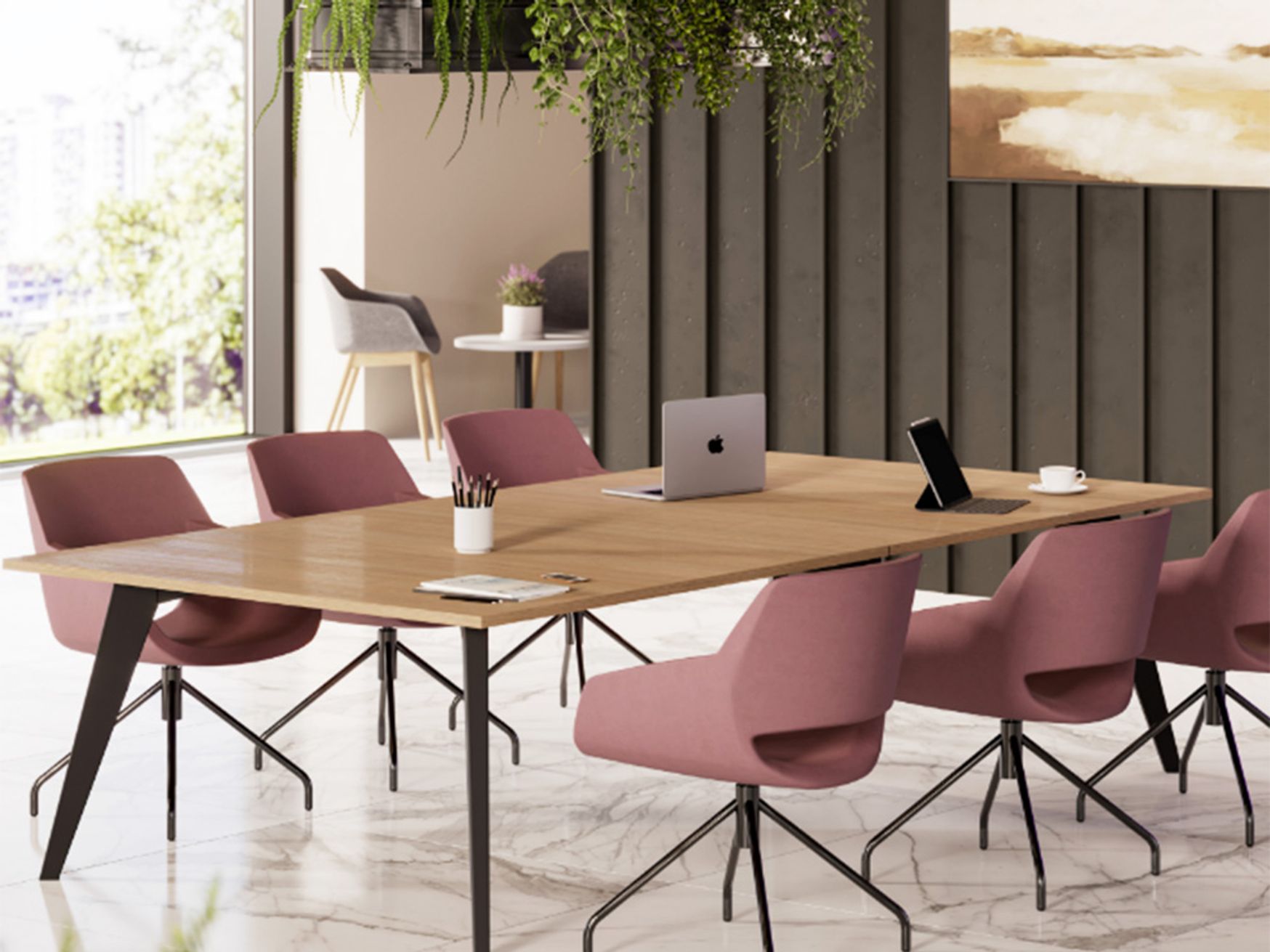 New boardroom table with choice of size and finish