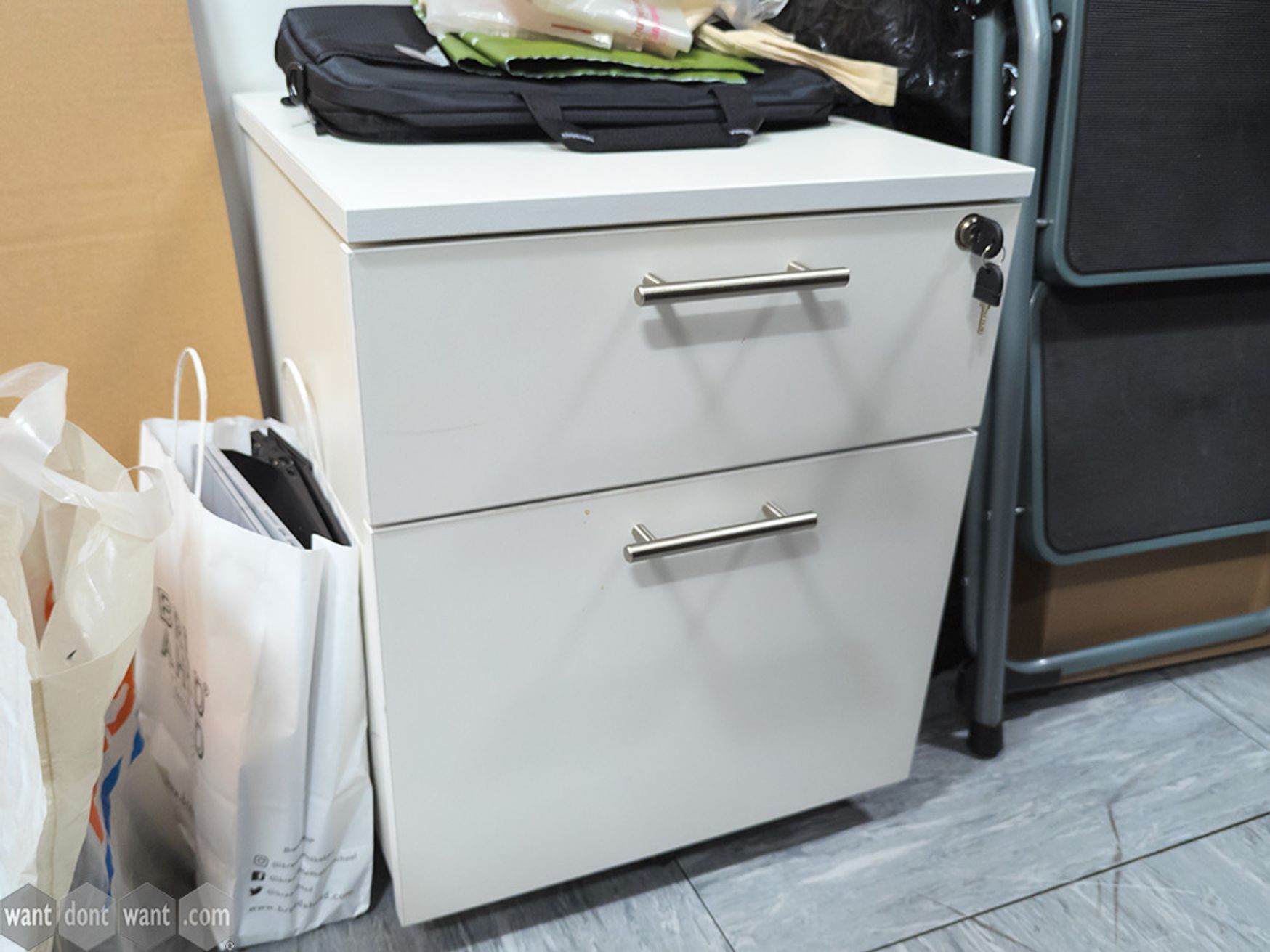 Used 2-Drawer MFC Pedestals