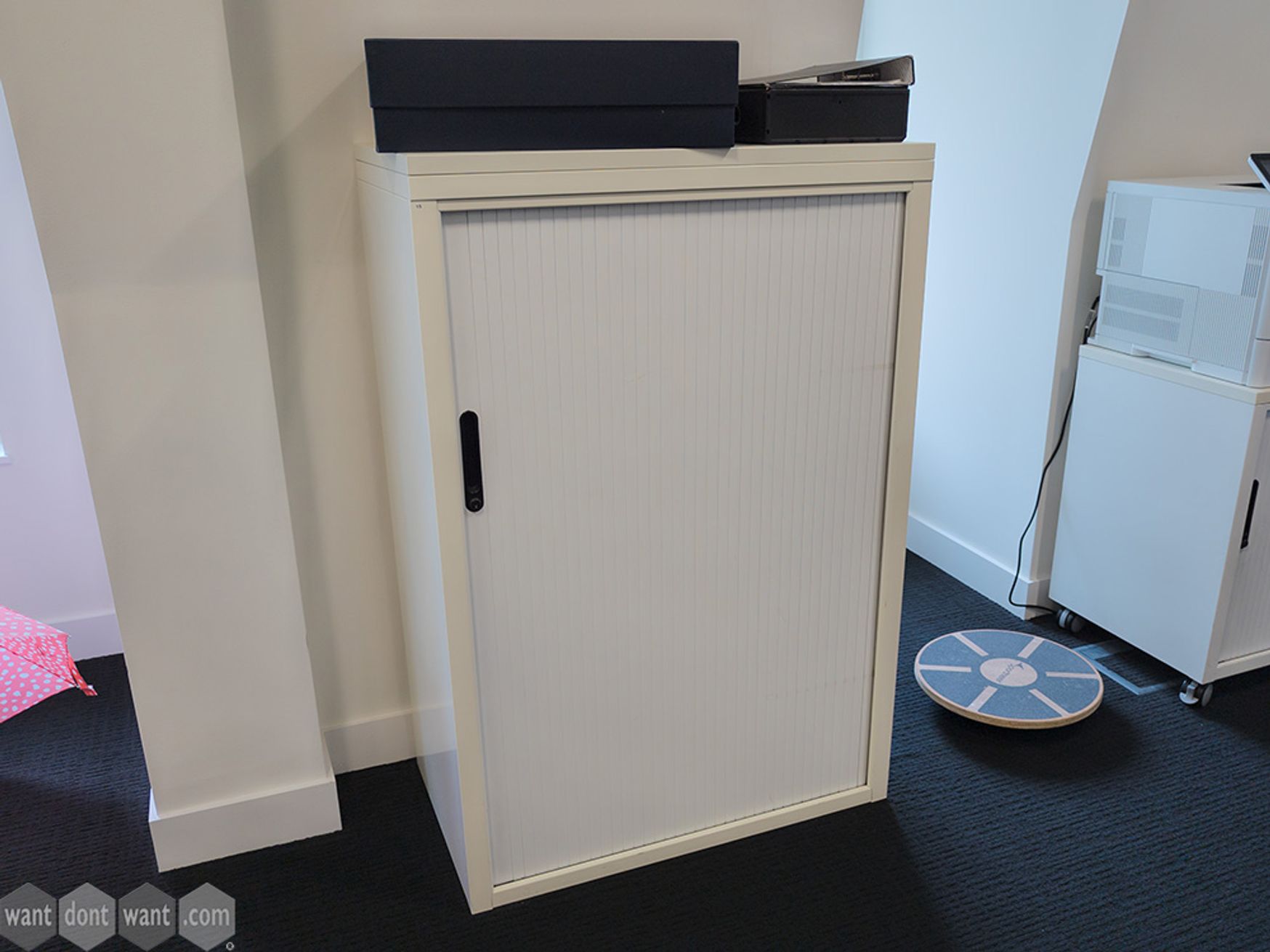 Used Mid-Height Tambour Cupboard