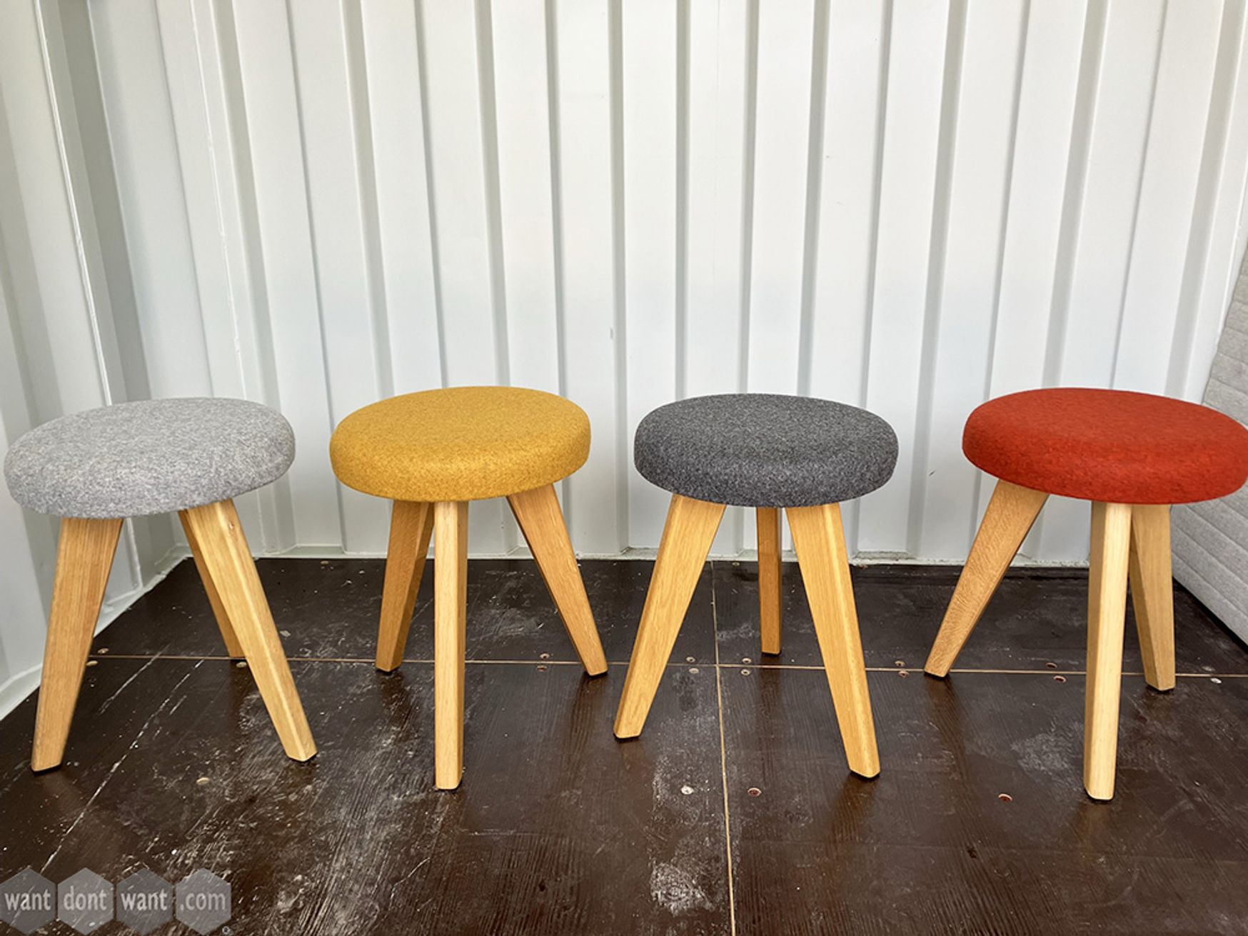 Used Evolve cushioned low stool