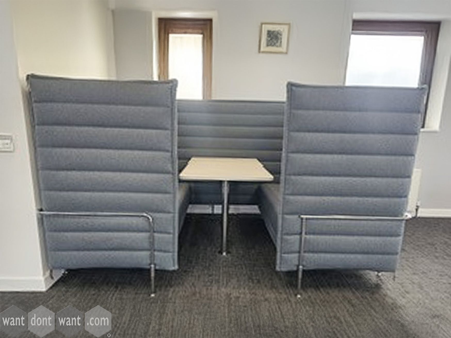 Used Used Vitra Alcove Cabin 4-seater highback booth