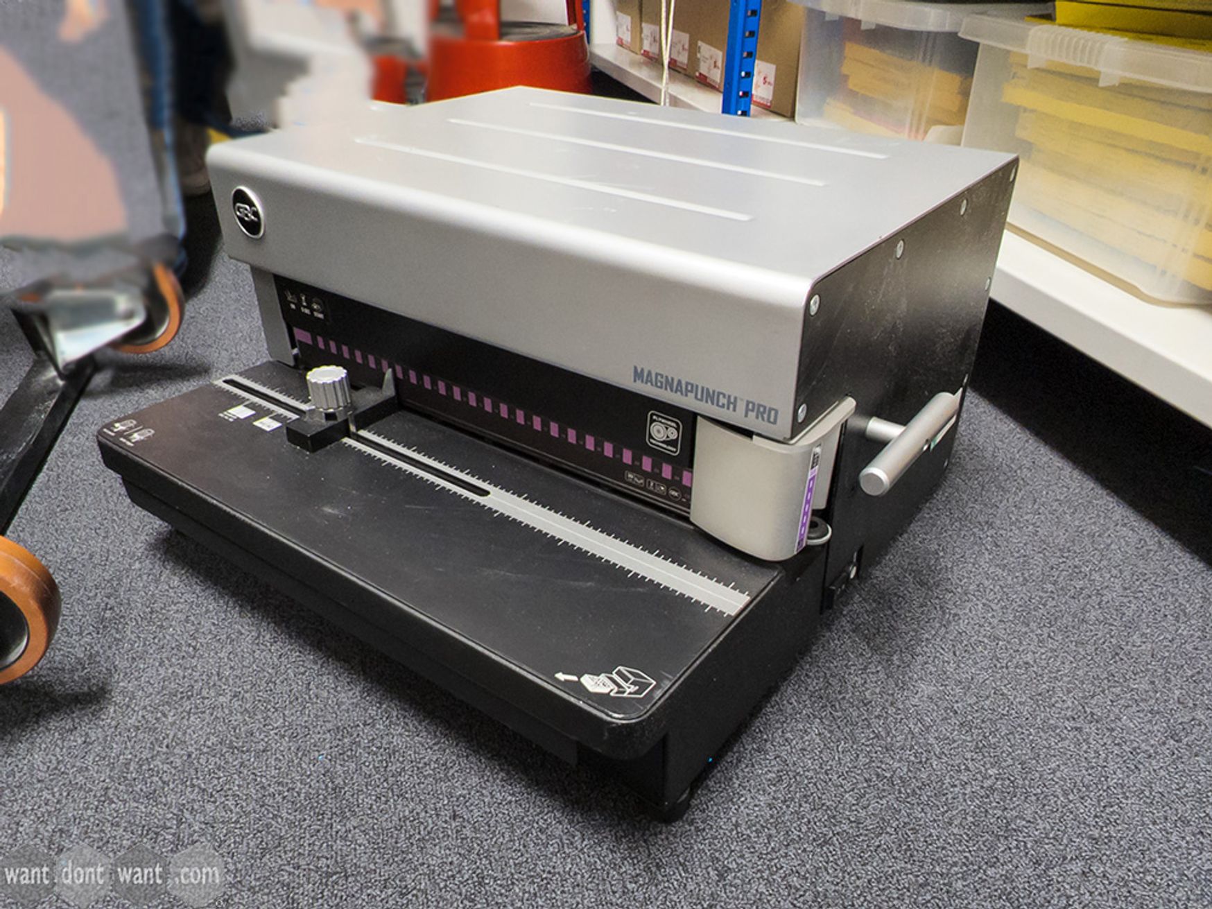 Used GBC Magnapunch Pro Binder Punch System