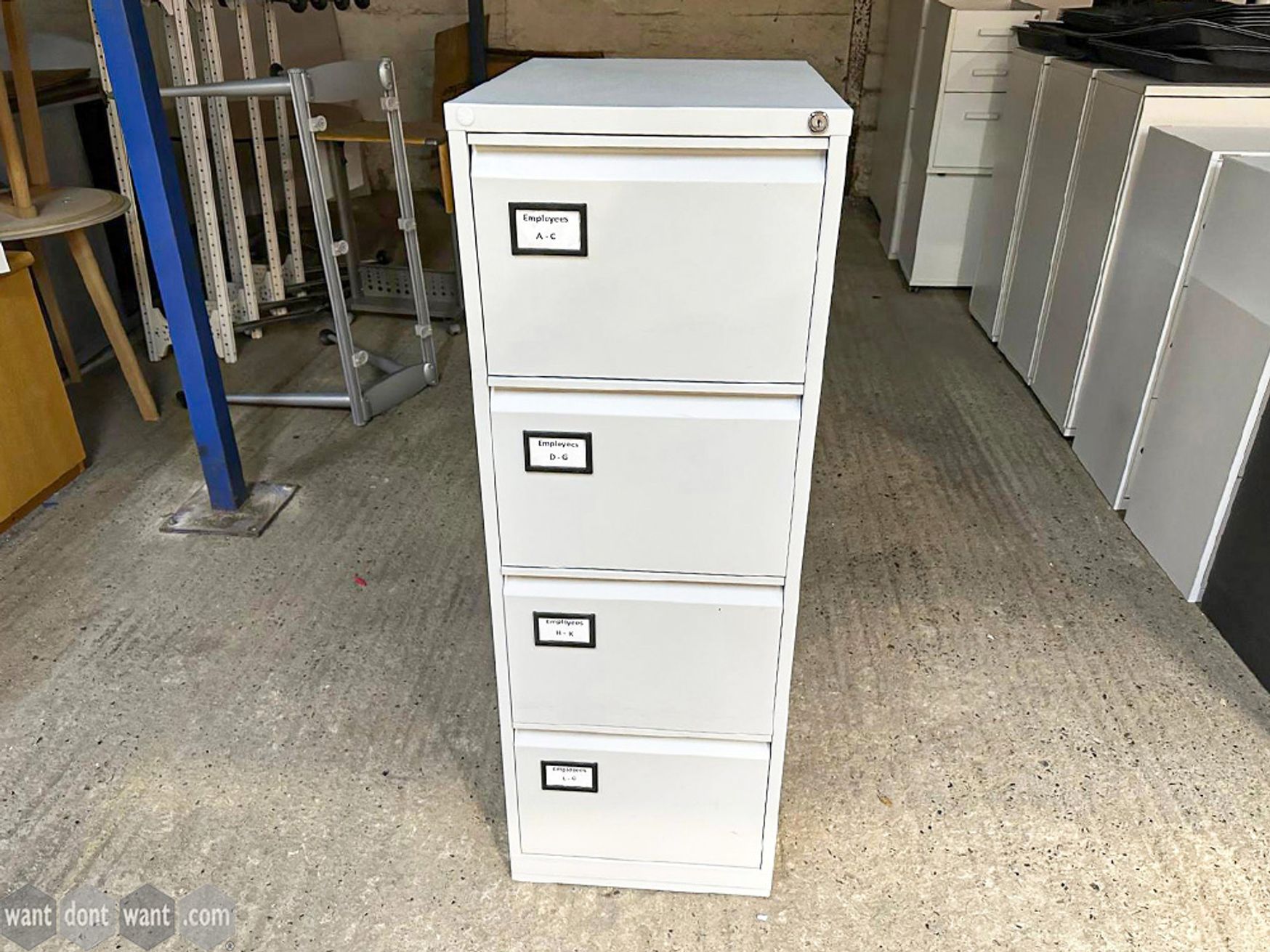 Used 4-drawer filing cabinet