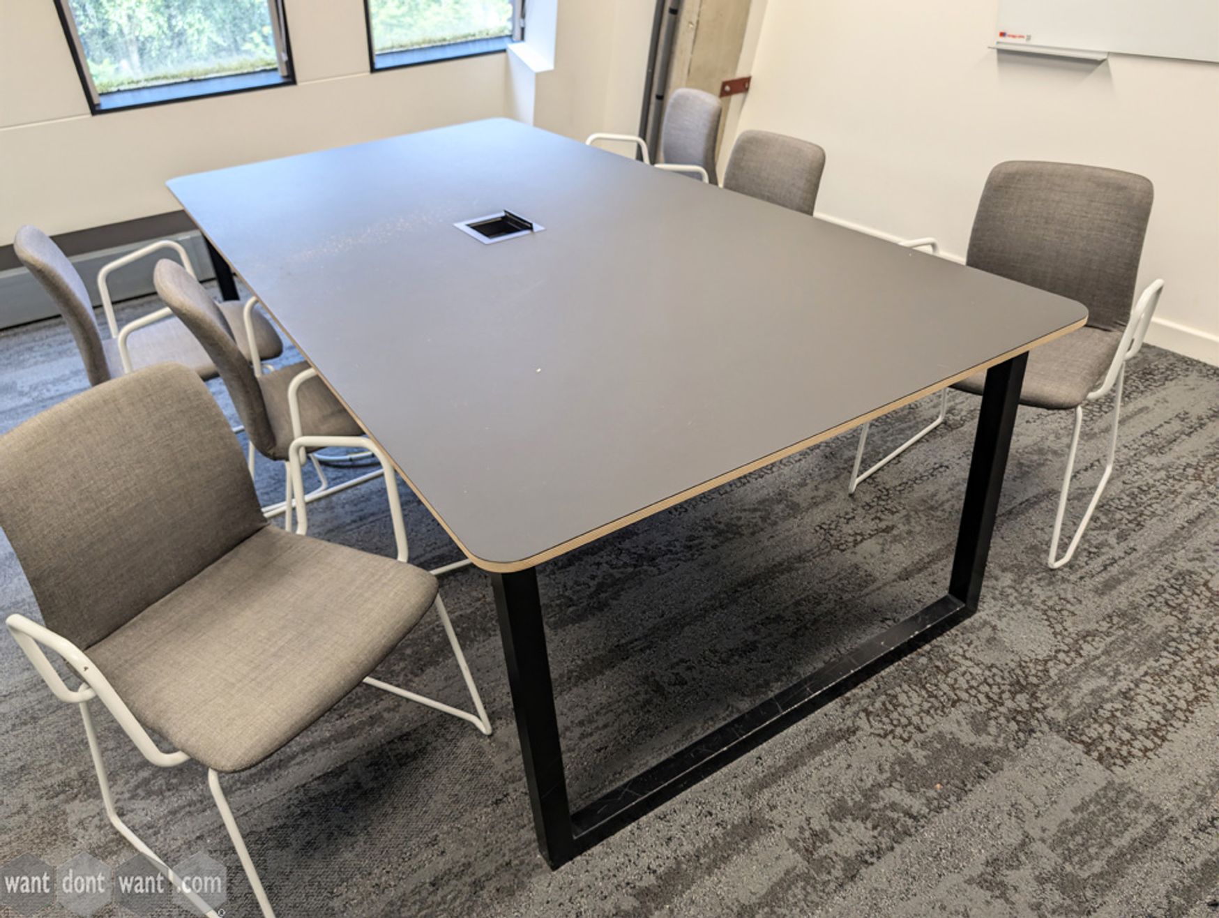 Used 2400mm Meeting room table with power