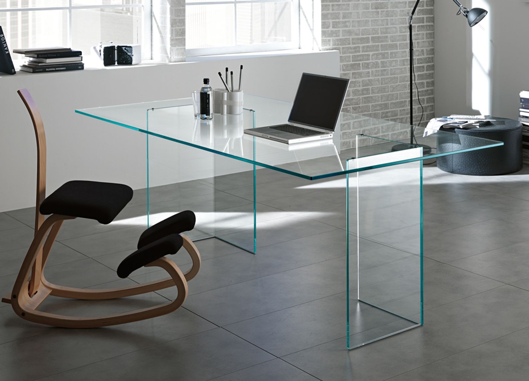 Used 1550mm Toneli Design Glass Desk
