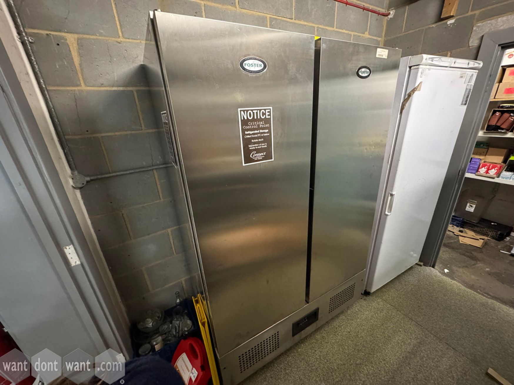 Used Foster double door fridge
