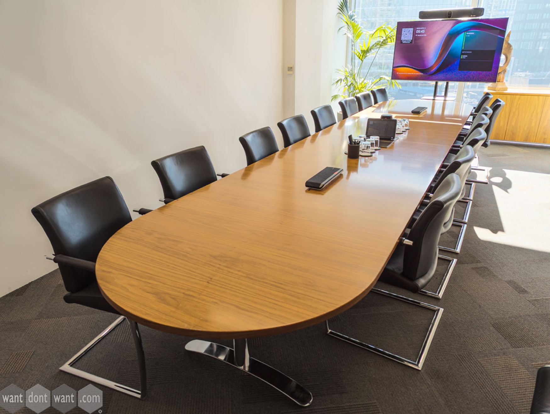 Used 5600mm boardroom table 