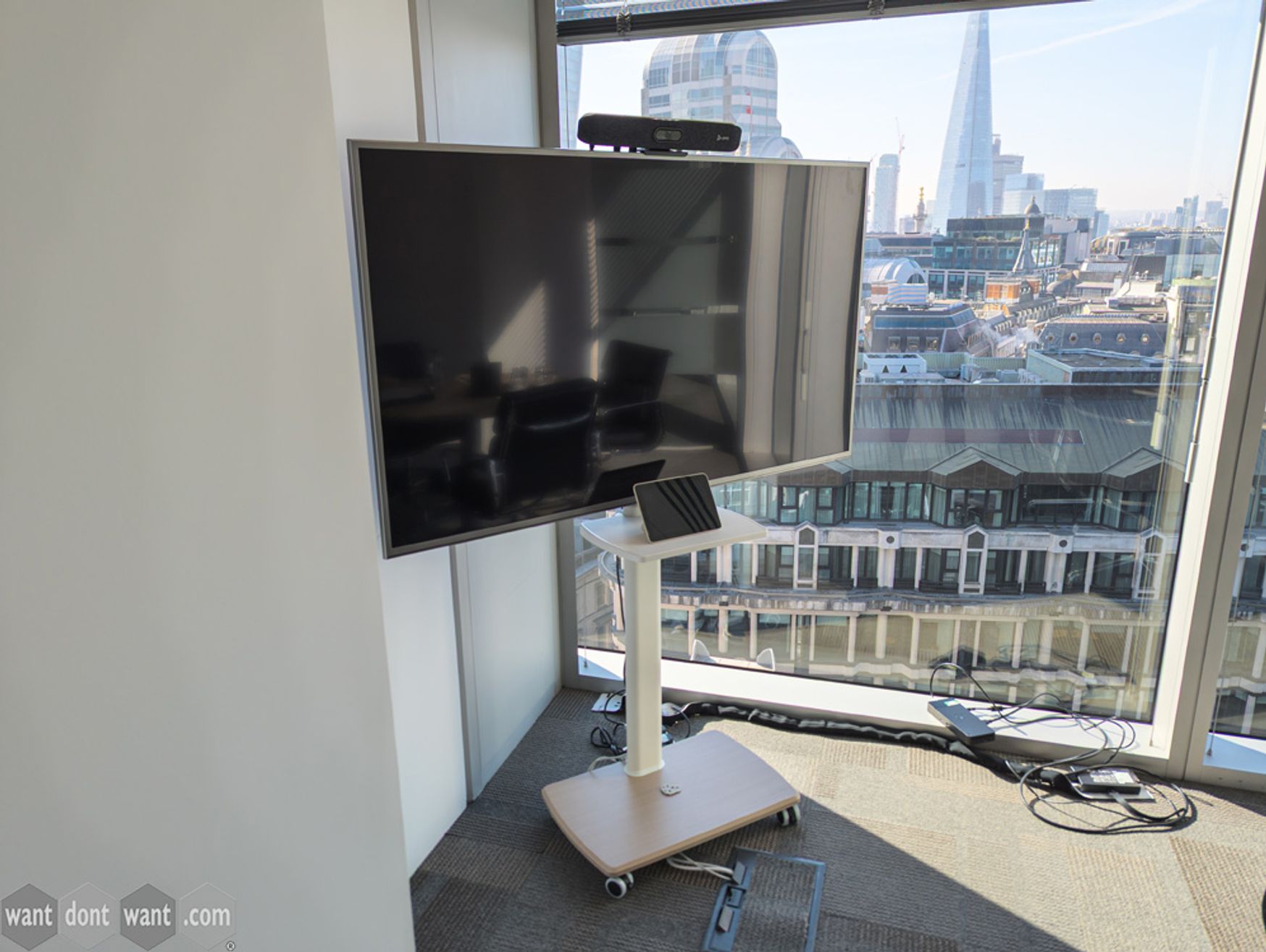 Used 60" Samsung display with stand 
