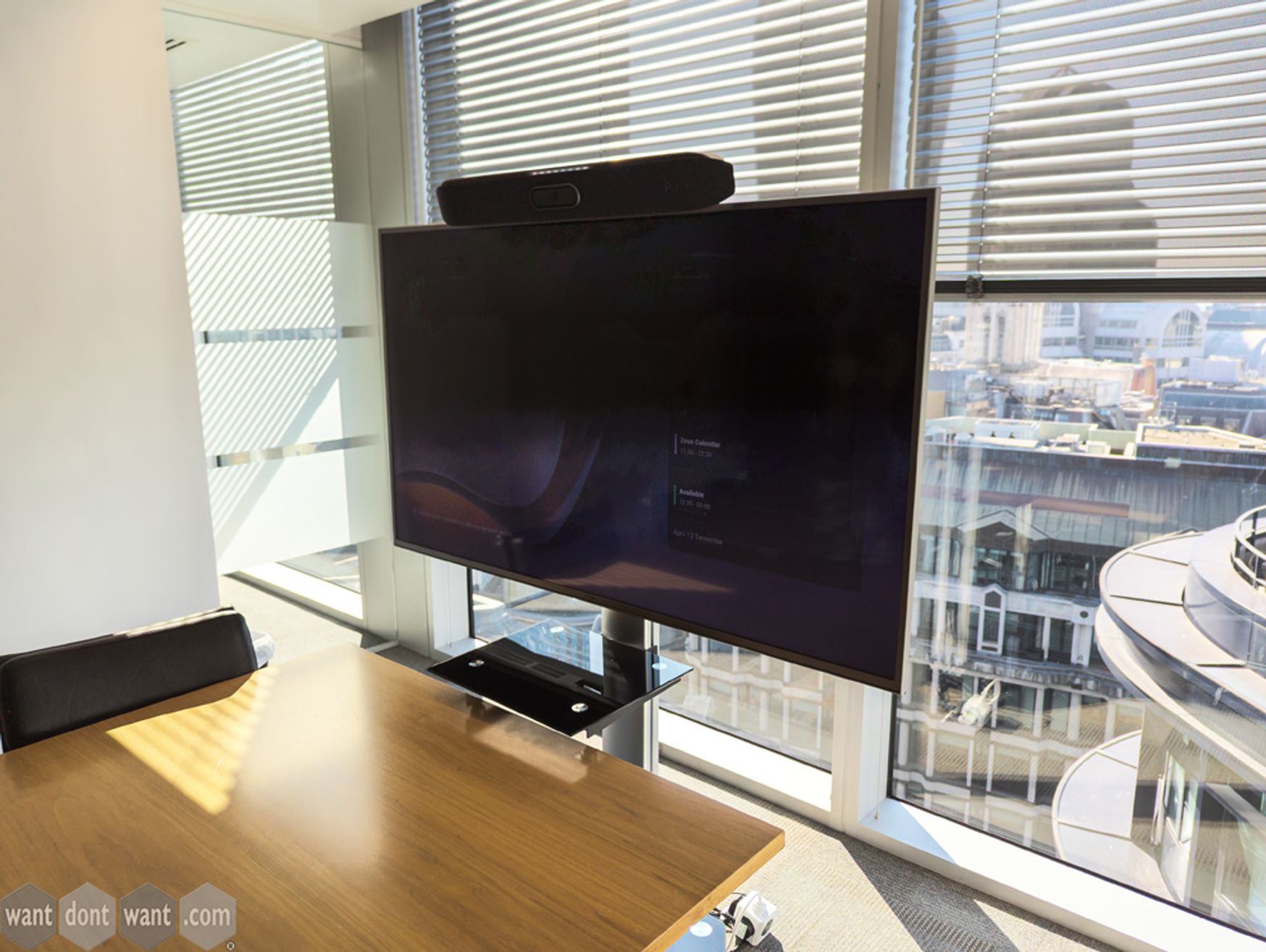 Used 60" Samsung display with stand
