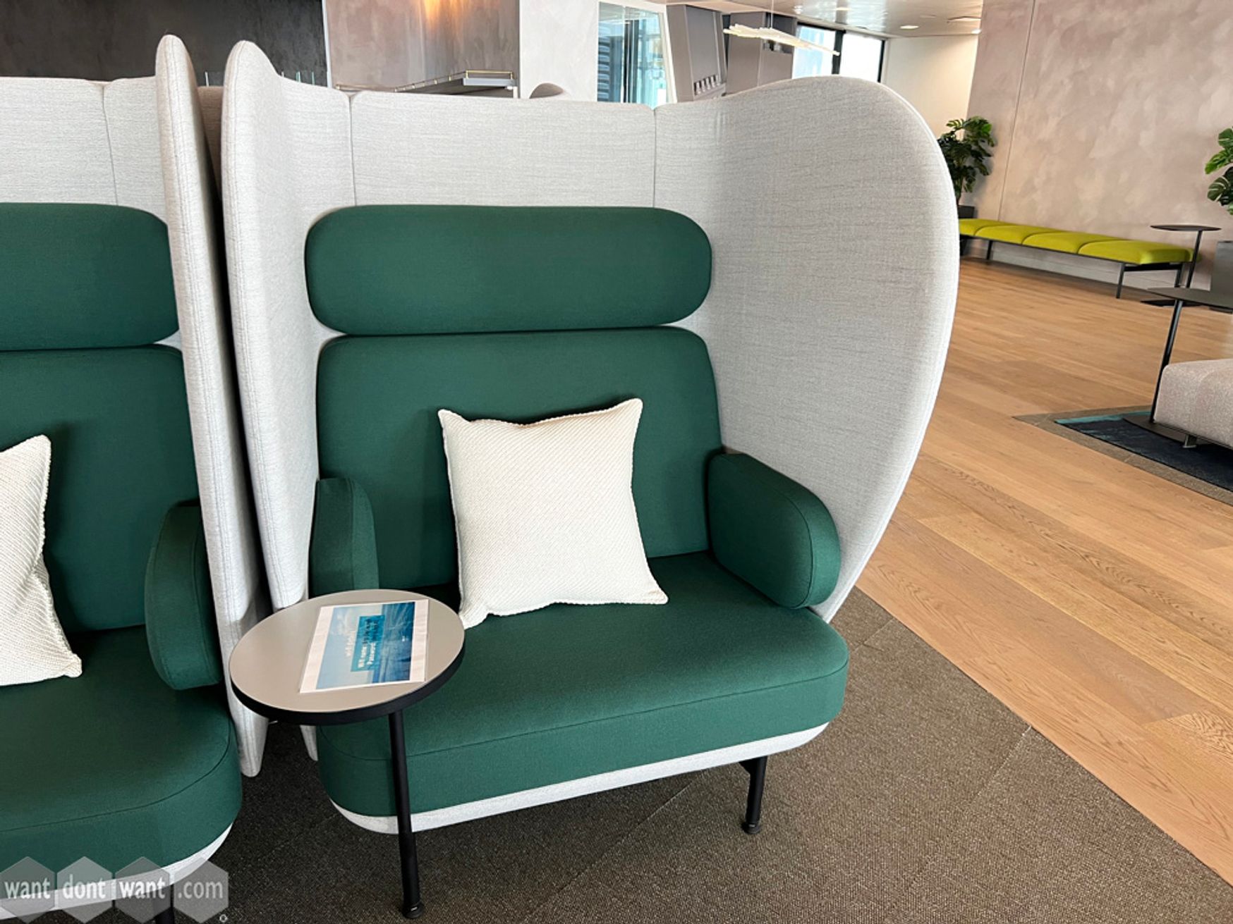 Fritz Hansen used 'Plenum' single seat sofa designed by Jaime Hayon.