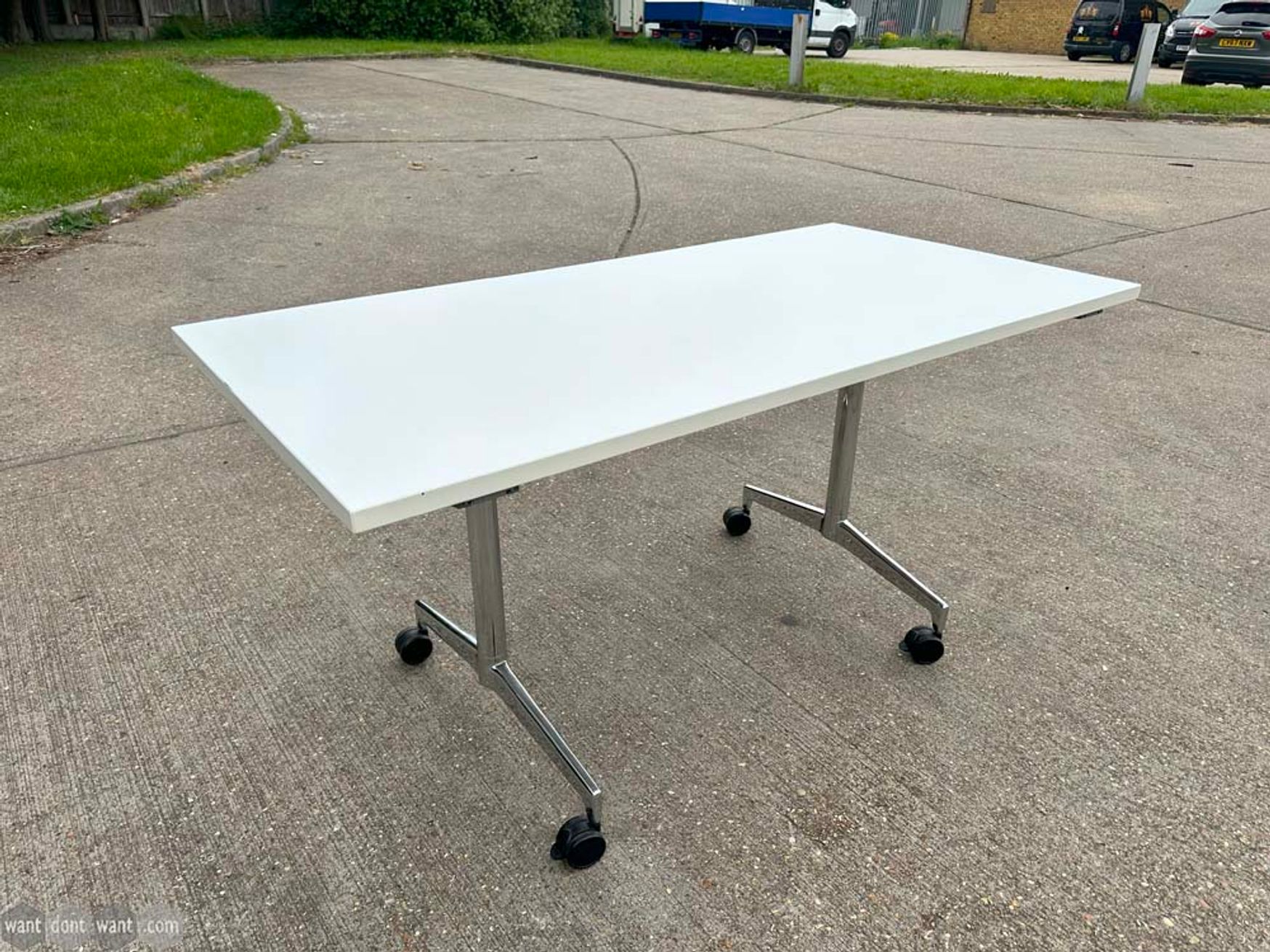 Used 1500mm Kusch & Co flip top tables
