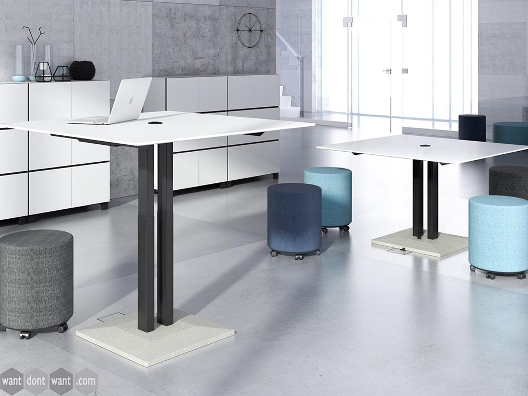 Brand New Electric Sit Stand Meeting Tables