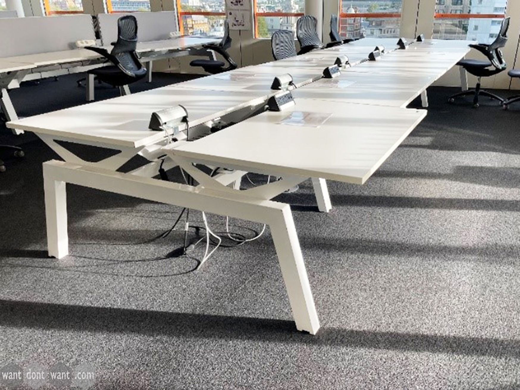 Used 1200mm Elite Linnea Elevate Bench Desks