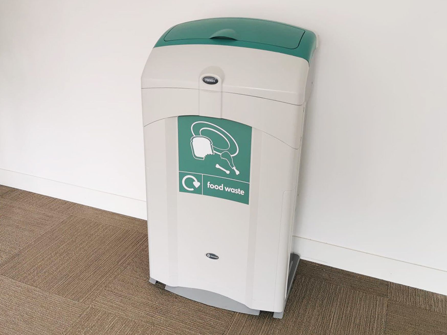 Used Food Waste Bin