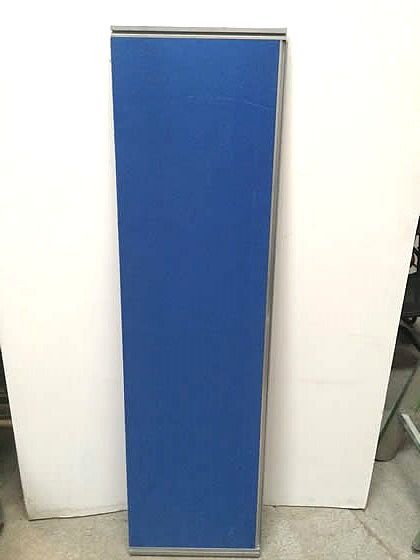 Fabric 1600mm desk dividing screens with aluminium frame. 