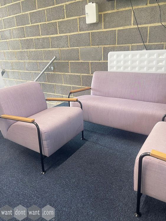Used Viccarbe reception seating. 2 2 x Sofa and 2 x armchairs.