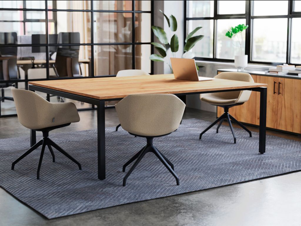 New meeting table with choice of size and finish 