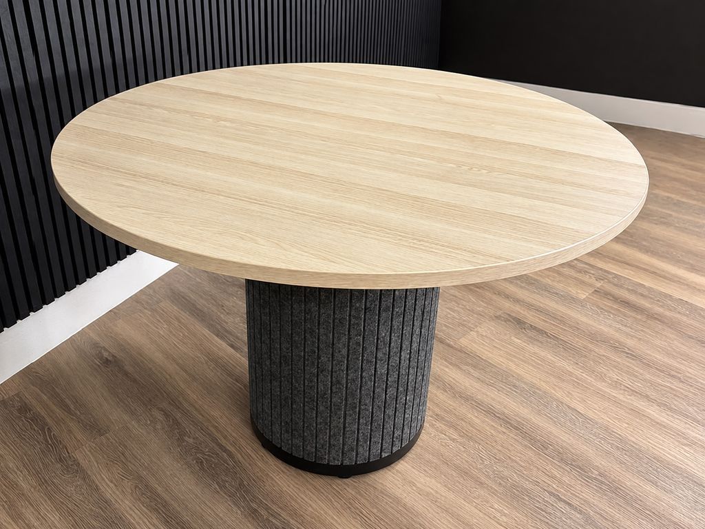 Used 1100mm circular table with acoustic base