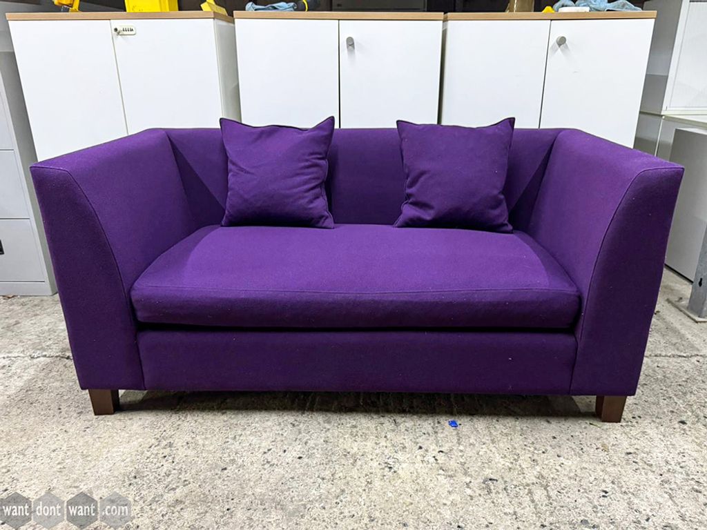 Used Lyndon Design sofa in purple