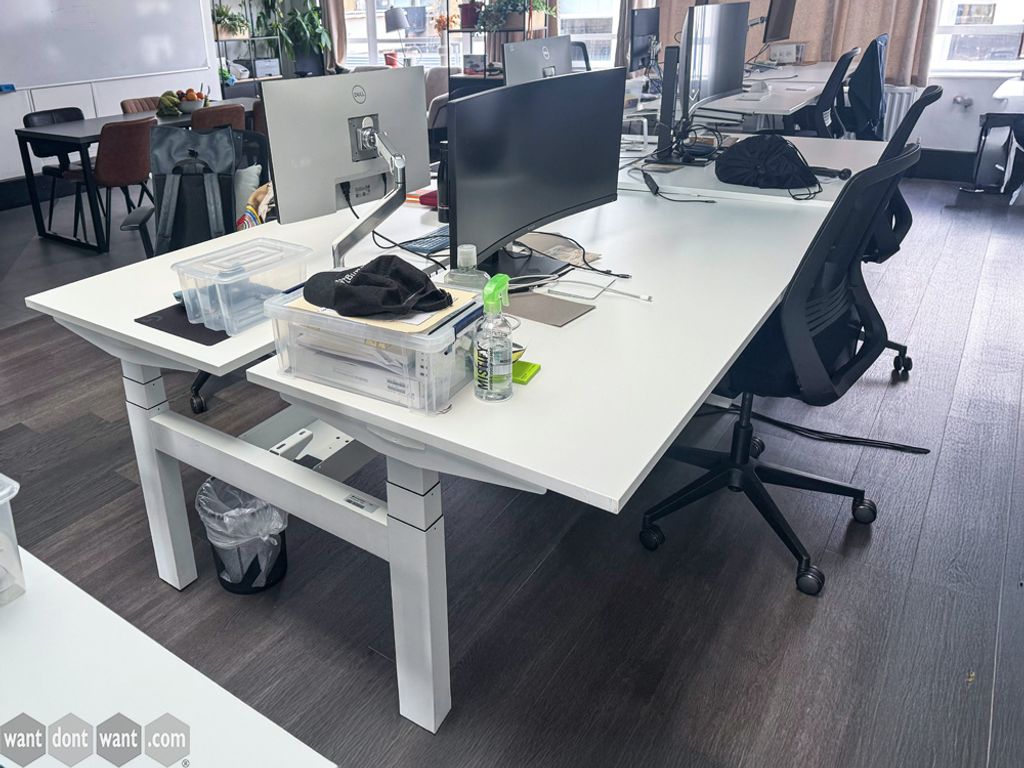 Used 1778mm Herman Miller electric sit-stand desks