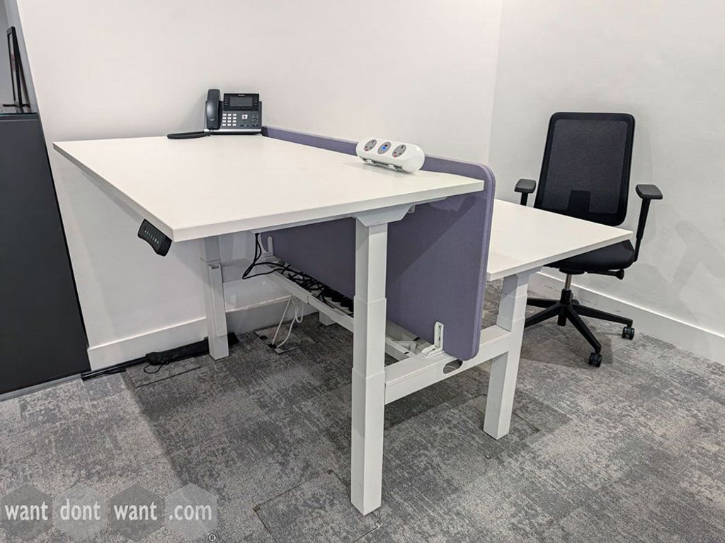 New Electric Height Adjustable Sit Stand Desks - Choice of Size & Finish