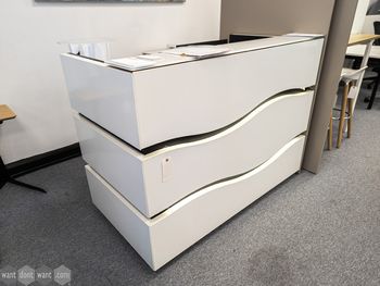 Ex-display 1530mm reception desk