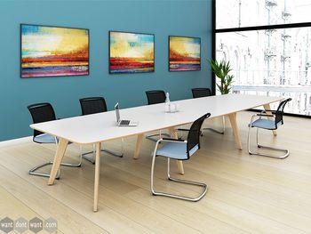 Brand new tables with solid oak legs