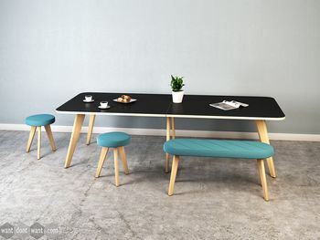 Brand new tables with solid oak legs