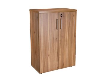 Our brand new storage cupboards from stock. Available in American Black Walnut.