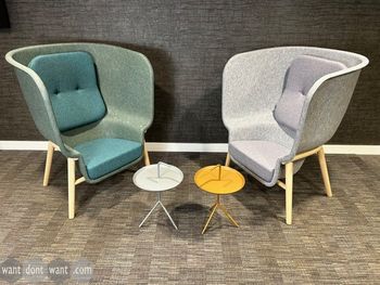 Used DeVorm chairs in grey and green 