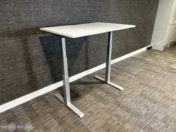 Used 1200mm Senator electric height adjustable desk 