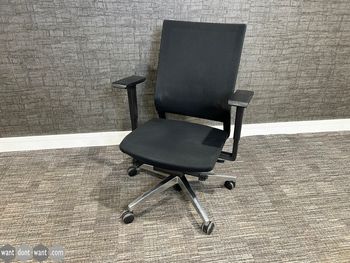 Used fully loaded Viasit task chair in black 