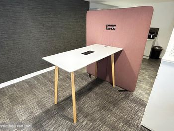 Used Konig + Neurath high table and media wall