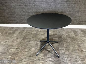 Used 750mm Orangebox Round table in Matt Black
